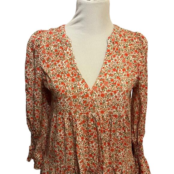 Tuckernuck Pomander Place Savannah Floral Kenzo Mini Dress •Women S• Tiered EXC - Picture 5 of 16